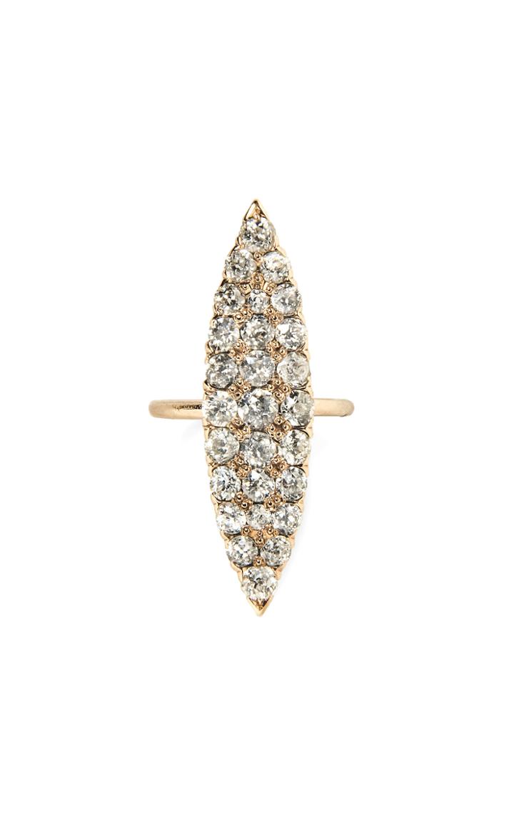 Moda Operandi Tiina Smith Vintage Diamond Navette Ring