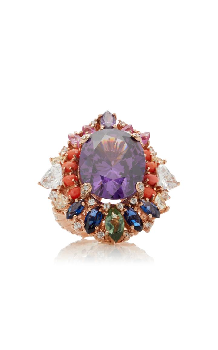 Anabela Chan Mirage 18k Rose Gold Vermeil Multi-stone Ring