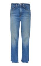 Nili Lotan Frayed Rigid High-rise Skinny Jeans