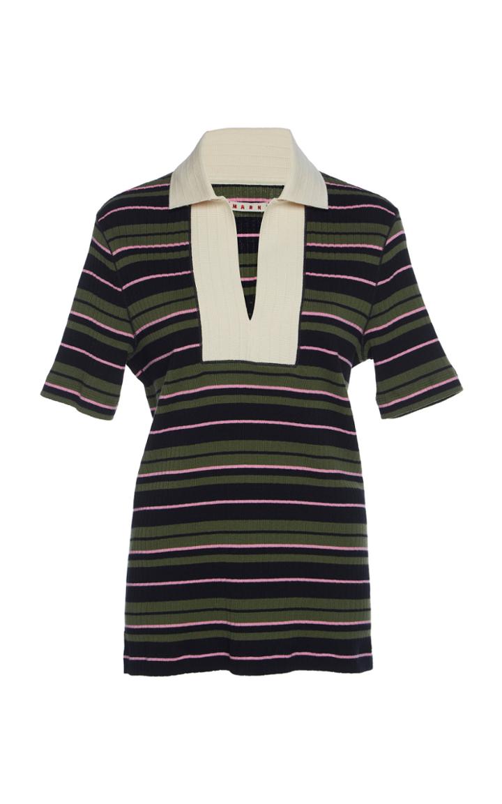 Marni Striped Ribbed Sweater