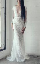 Adam Zohar Loren Long Sleeve Gown