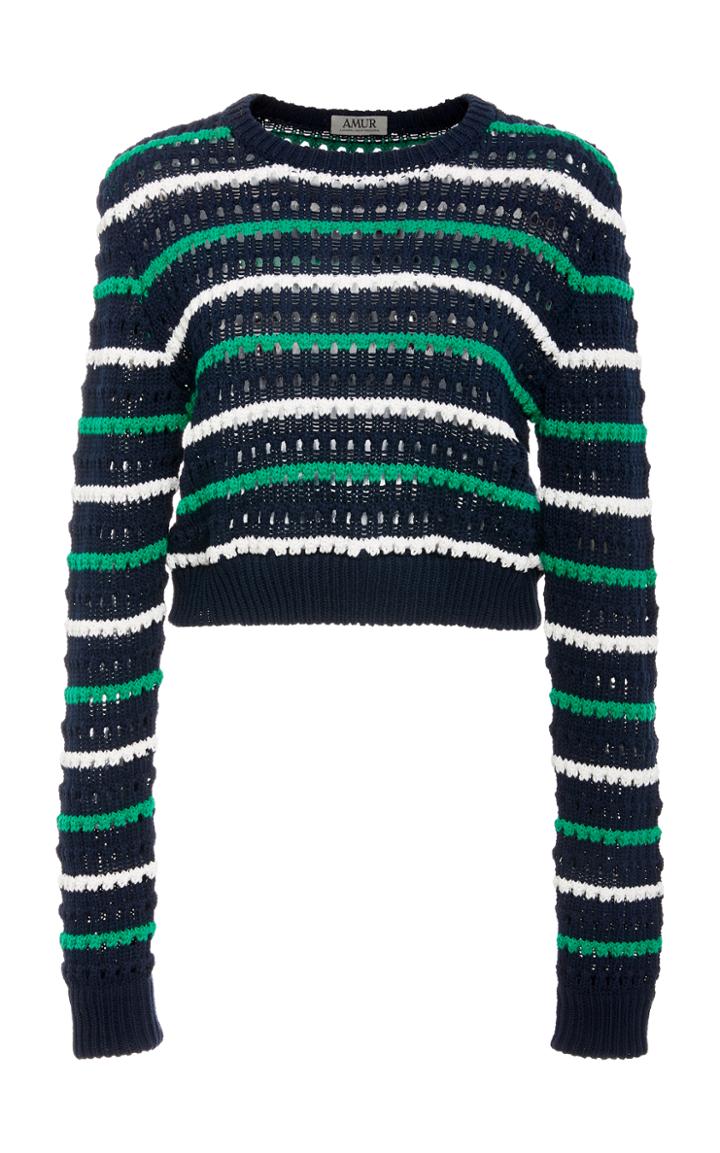 Amur Jody Stripe Knit Sweater