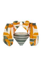 Agua De Coco Attached Sleeve One Piece