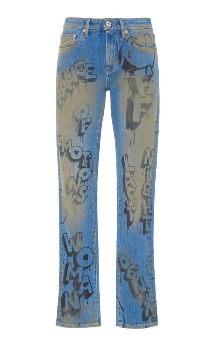 Off-white C/o Virgil Abloh Printed Skinny Jeans