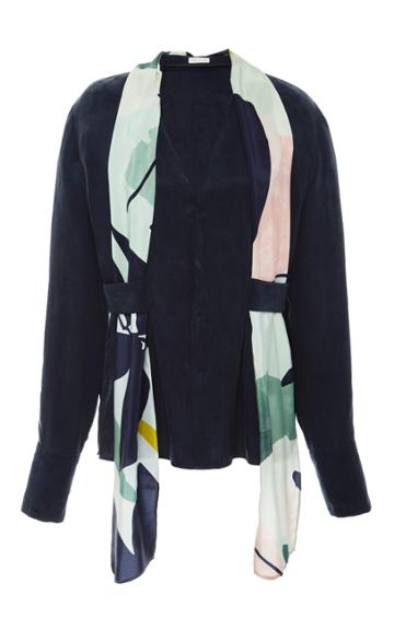 Perret Schaad Ian V-neck Cupro Blouse