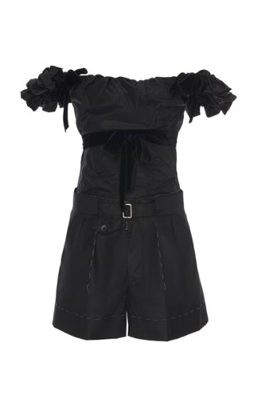 Moda Operandi Maison Margiela Off-the-shoulder Silk Jumpsuit Size: 36