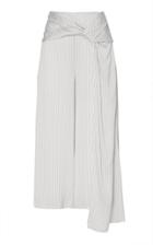 Jonathan Simkhai Stripe Twist Draped Pant