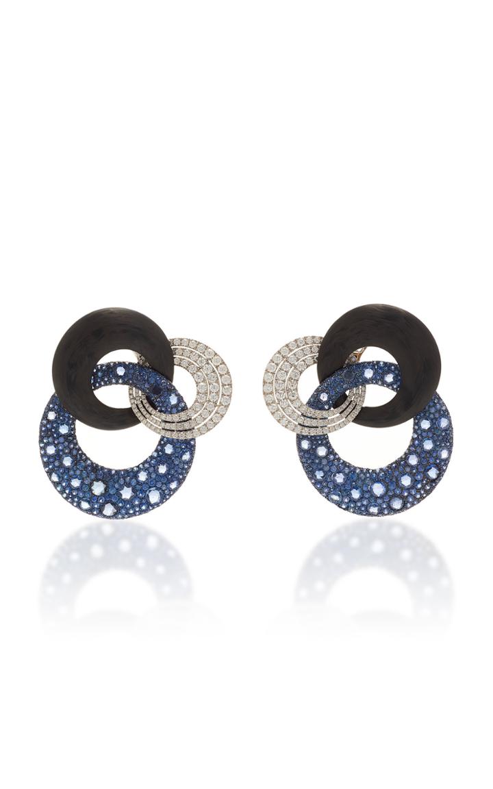 Fabio Salini One-of-a-kind Sapphire And Diamond Earrings