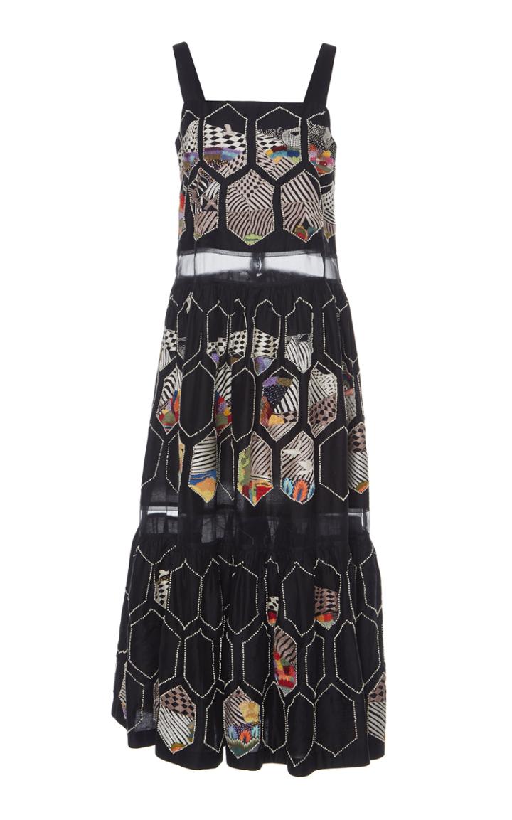 Rahul Mishra Venster Tiered Dress