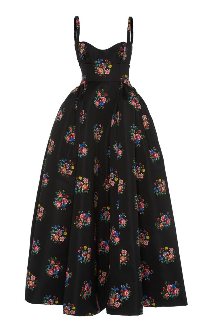 Emilia Wickstead Diamond Floral Dress