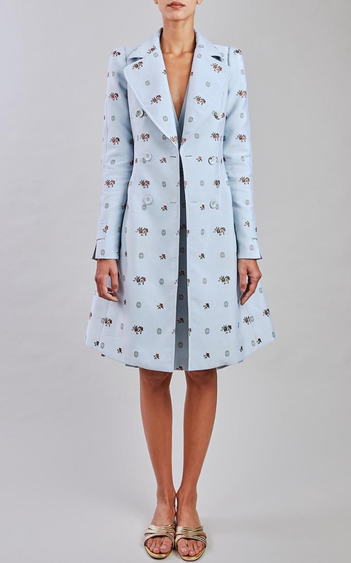 Moda Operandi Elie Saab Jacquard Coat