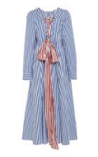 Thierry Colson Virginia Tie Front Cotton Dress
