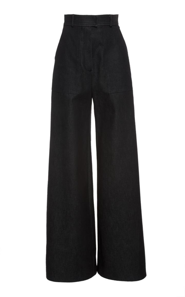 Martin Grant Wide Leg Cotton Trousers