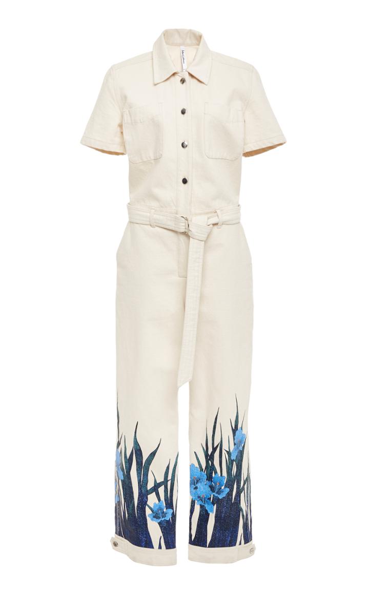 Adam Selman Belted Coverall Jumpsuit