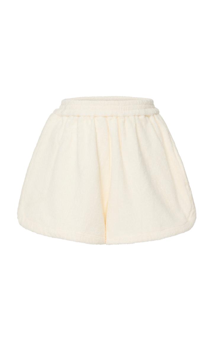 Terry Cruise Cotton Mini Shorts Size: S