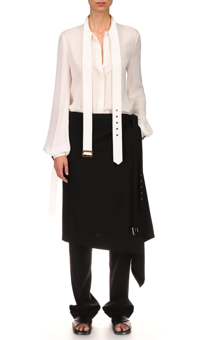 Moda Operandi Michael Kors Collection Silk Trench Shirt