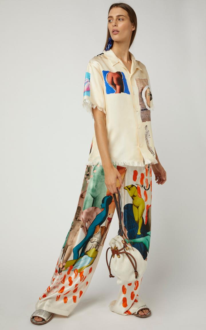 Marni Printed Silk Bowling Shirt