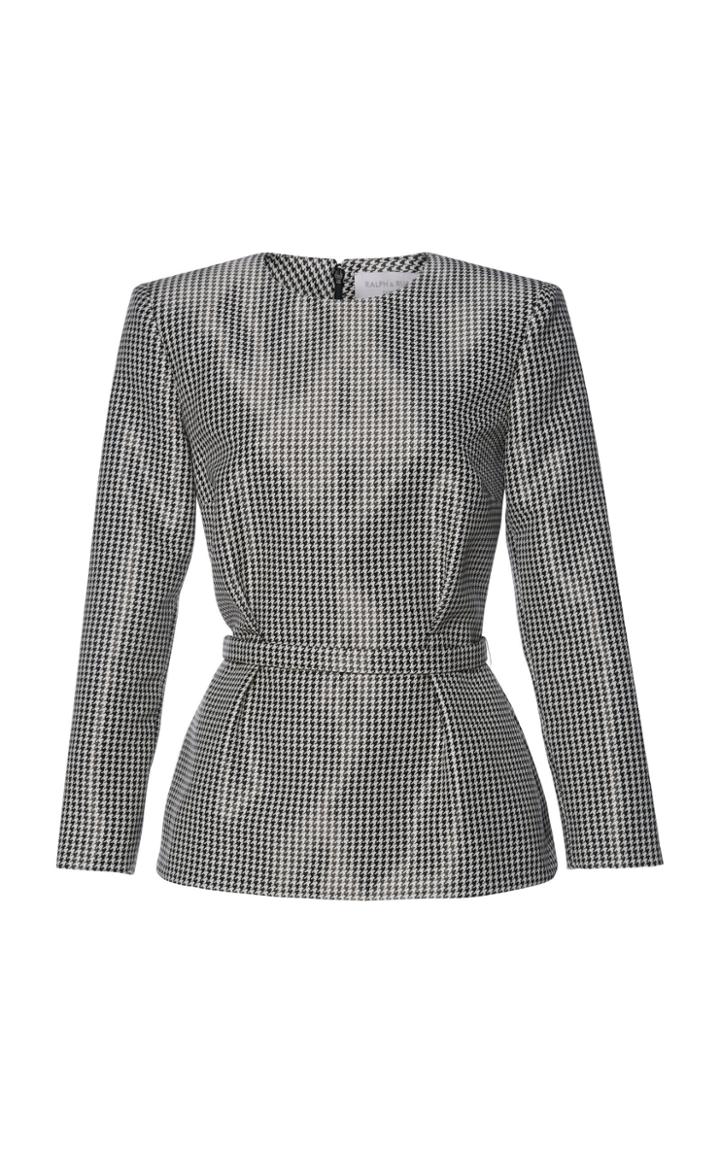 Ralph & Russo Tailored Belted Top