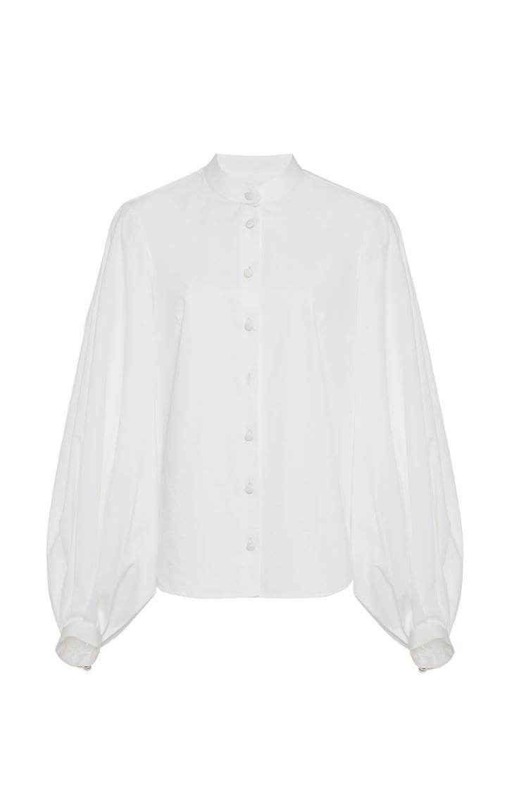Khaite Willa Puff Sleeve Shirt