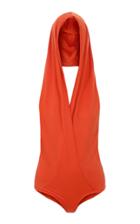 Moda Operandi Balmain Hooded Wrap Swimsuit Size: 36