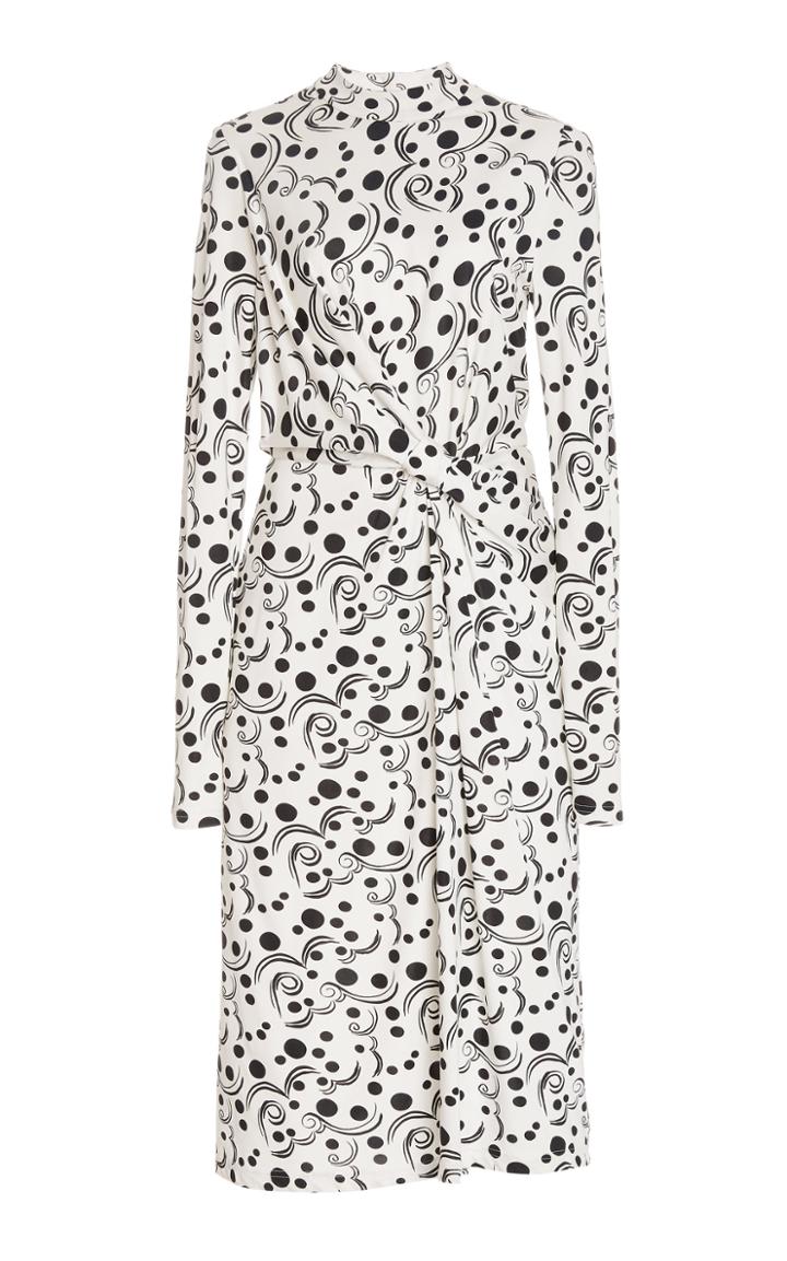 Moda Operandi Saloni Demi-b Printed Silk-blend Dress