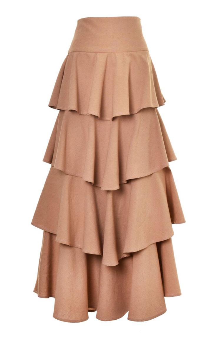 Lilly Sarti Ruffle Cotton Recycle Skirt