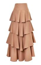 Lilly Sarti Ruffle Cotton Recycle Skirt