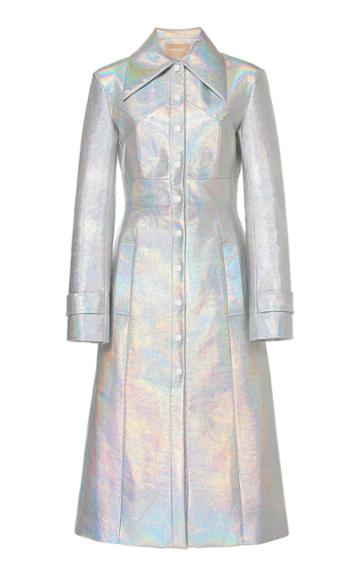 Matriel Hologram Fitted Coat