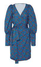 Rhode Frankie Printed Mini Wrap Dress