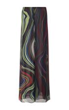 By. Bonnie Young Printed Flared Trousers