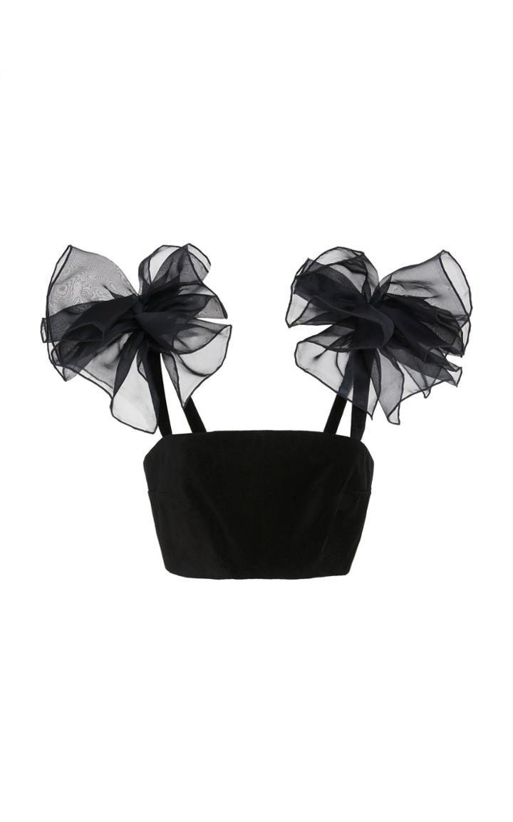 Rosie Assoulin Pom Pom Bralette Top