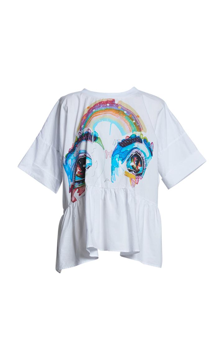 Romance Was Born Rainbow Eye Visions Frill Tee