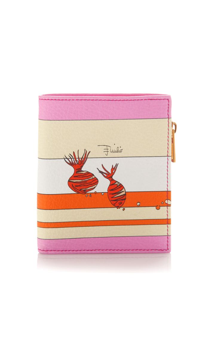 Emilio Pucci Printed Leather Wallet