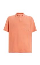 Sease Garment-dyed Cotton Jersey Polo Shirt