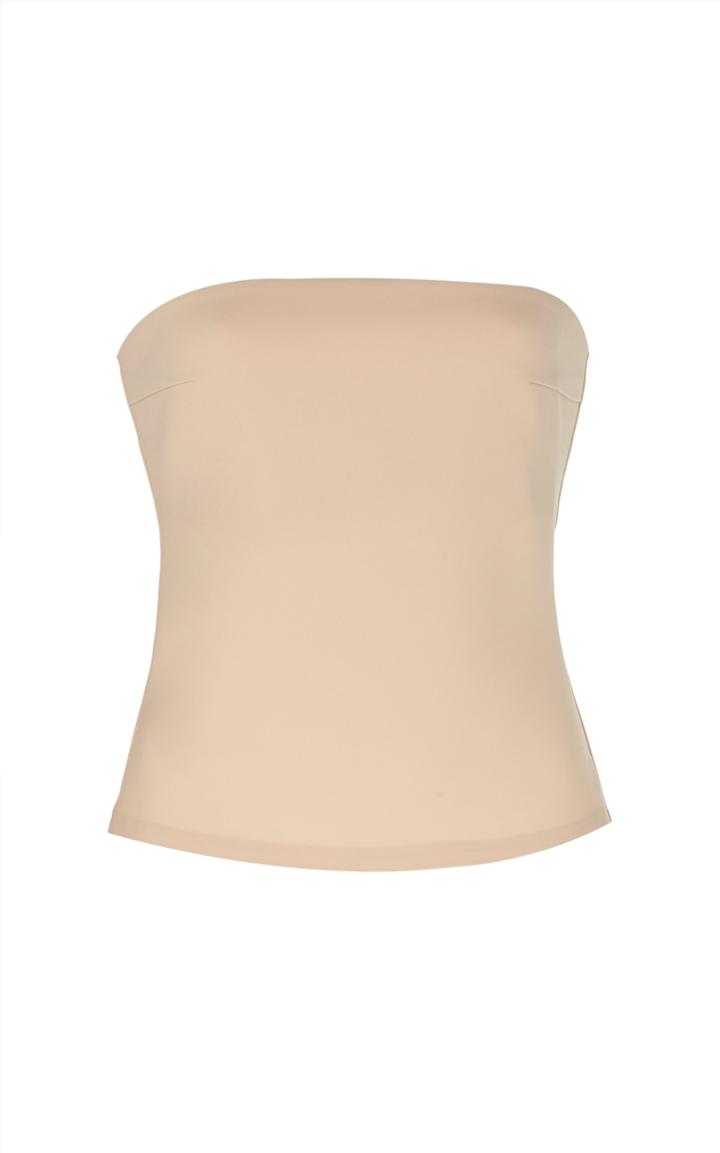 A.w.a.k.e. Mode Strapless Stretch-jersey Top