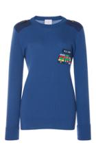 Stella Jean Knit Epaulette Sweater