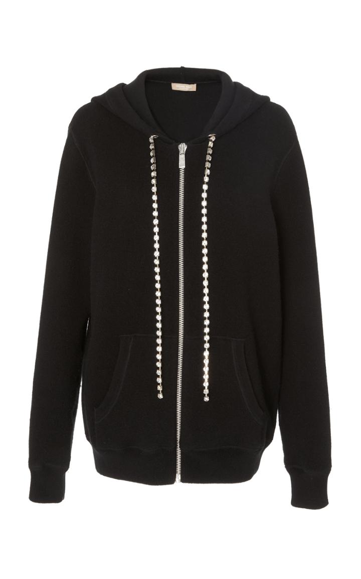 Michael Kors Collection Diamante Cashmere Hoodie