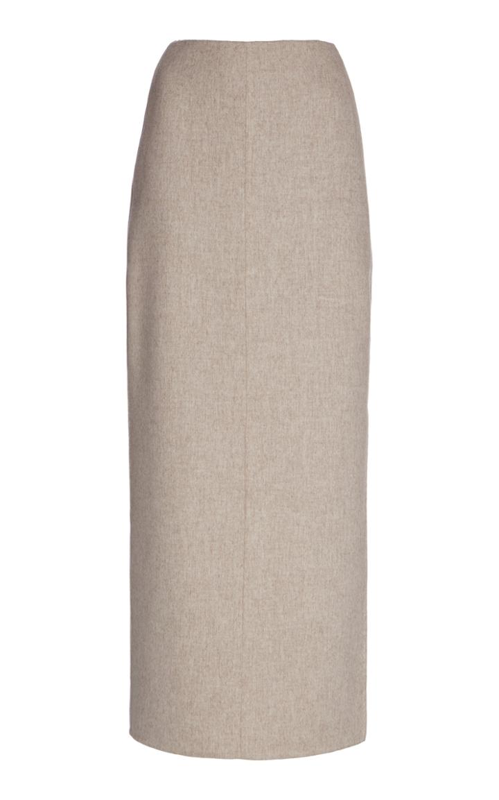 Agnona Wool And Cashmere-blend Maxi Skirt
