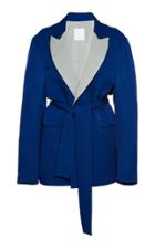 Moda Operandi Paris Georgia Oversized Cobalt Blazer