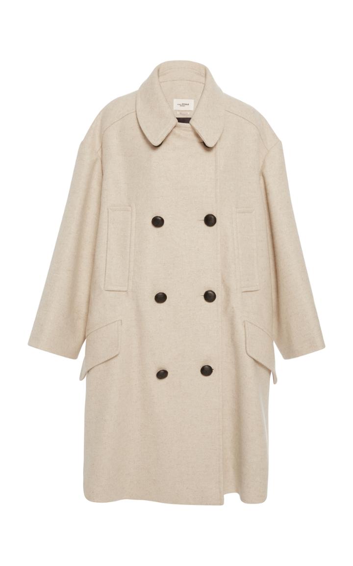 Isabel Marant Toile Flicka Oversized Wool Coat