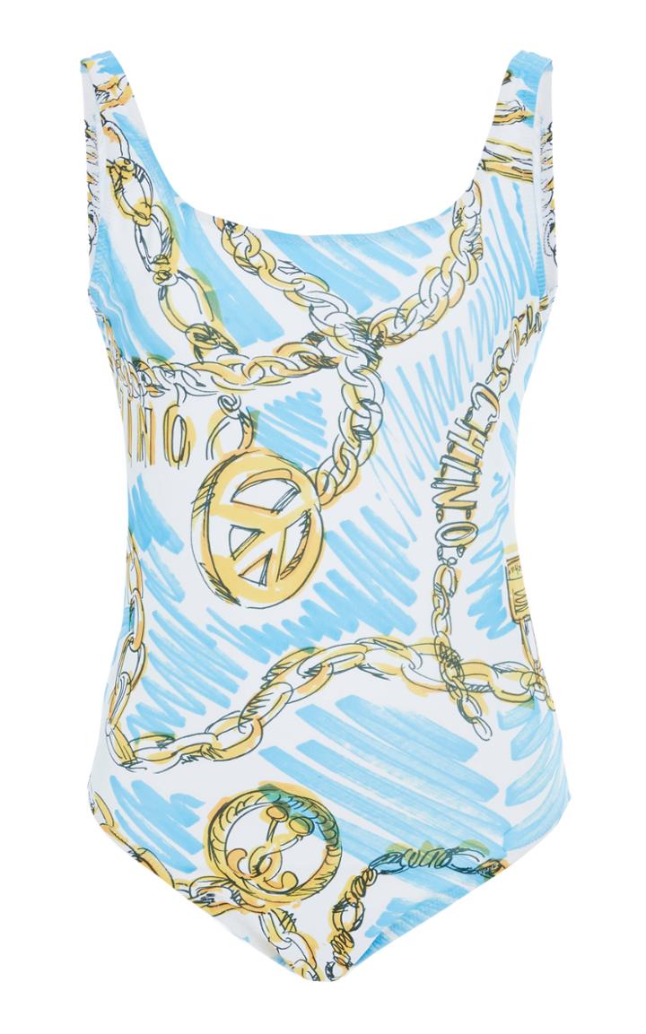 Moschino Printed Lycra Swimsuit
