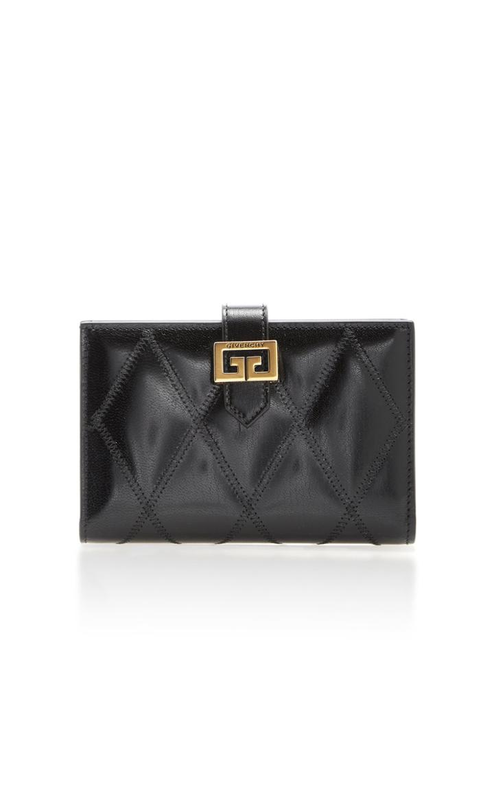 Givenchy Gv3 Medium Quilted Leather Wallet
