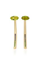 Bea Bongiasca Tiger Lily 18k Gold Multi-stone Earrings