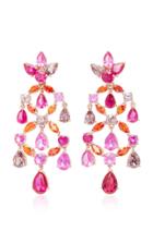 Anabela Chan M'o Exclusive Ruby Violet Chandelier Earrings