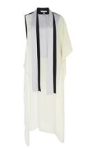Jw Anderson Asymmetric Sleeve Satin Dress