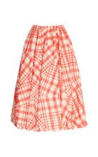 Simone Rocha Bell Gingham Taffeta Skirt