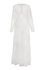 Moda Operandi Esse Studios Silk Organza Gathered Maxi Dress