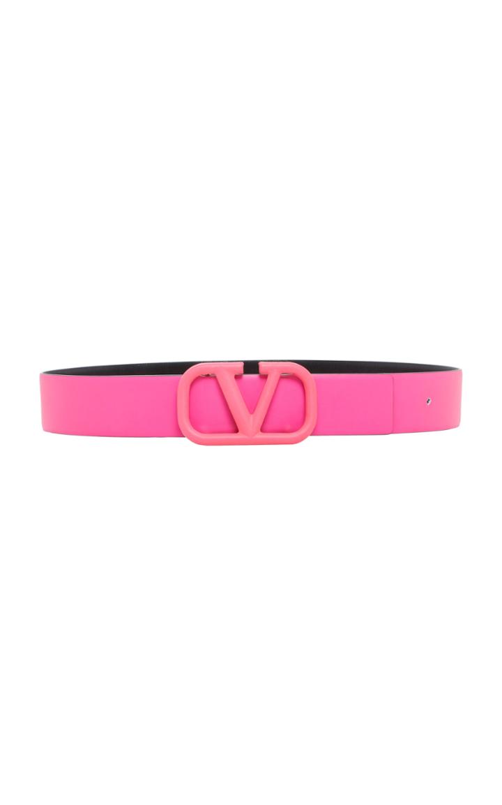 Valentino Vlogo Leather Belt
