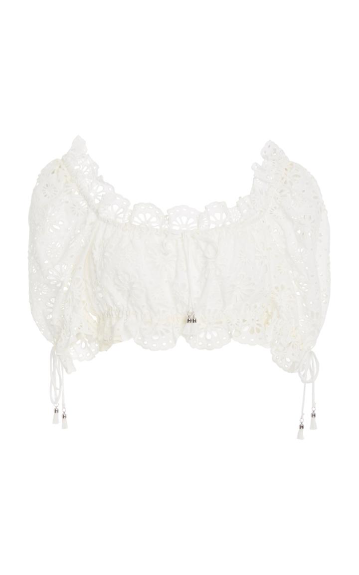Zimmermann Lumino Daisy Bodice Crop Top