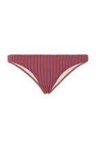 Solid & Striped Paloma Cheeky Seersucker Bikini Bottoms